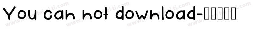 You can not download字体转换